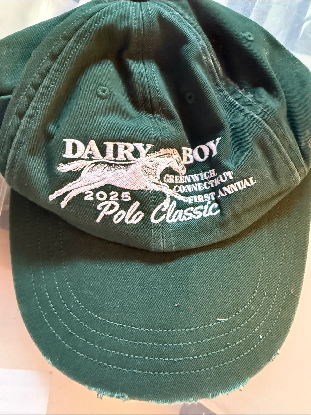 Dairy Boy Green Polo Classic Baseball Cap